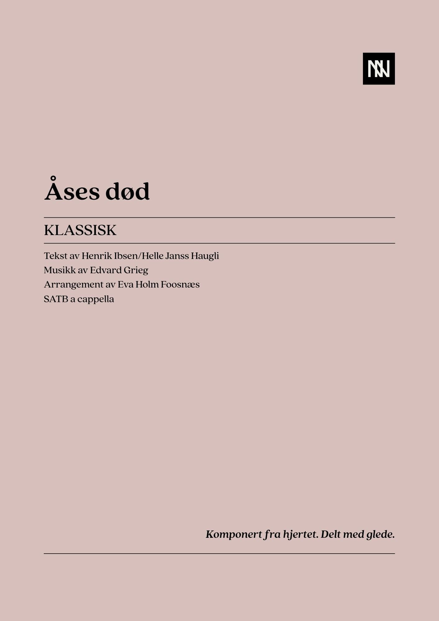 Aase's Death SATB
