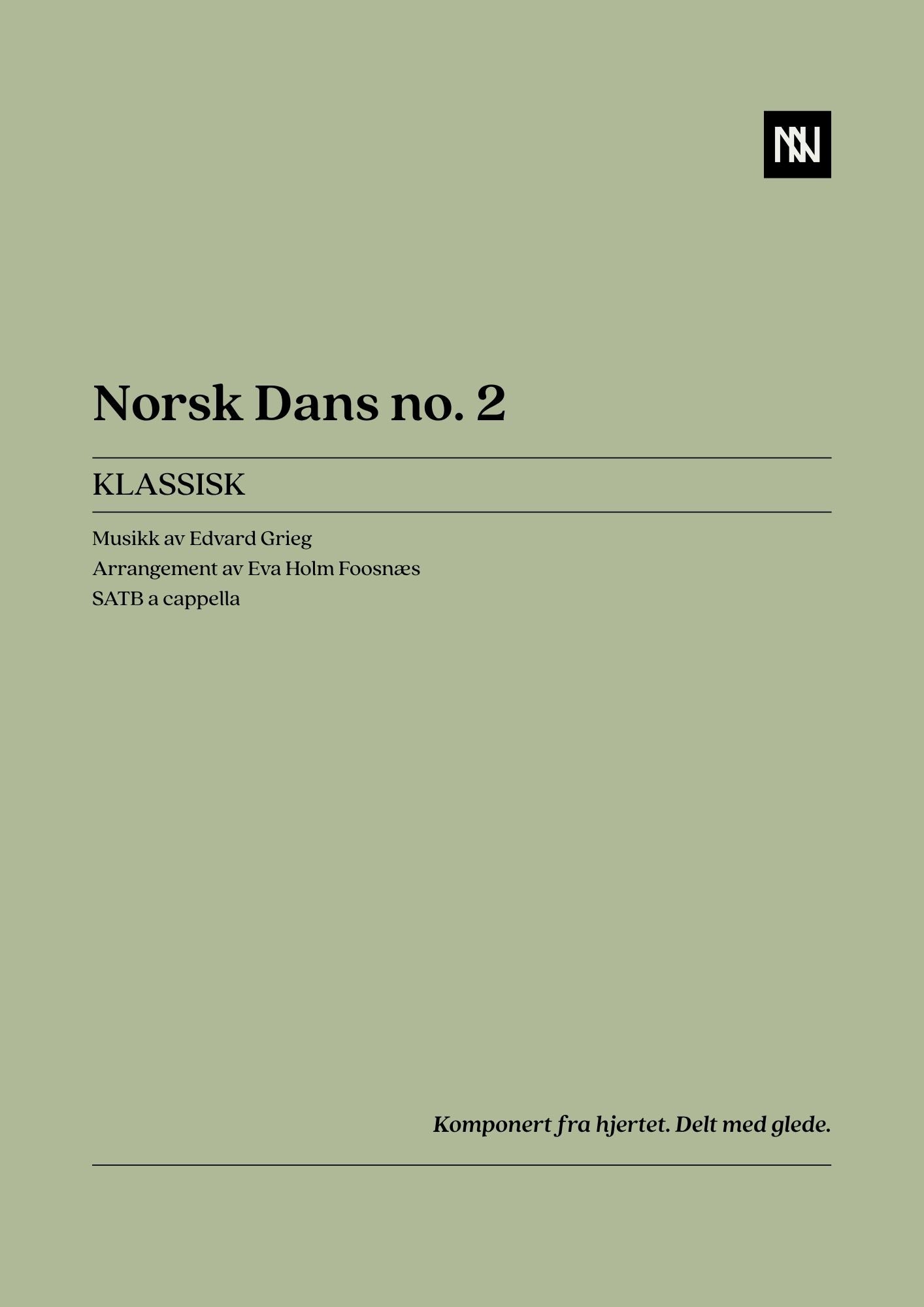 Norwegian Dance No. 2 SATB