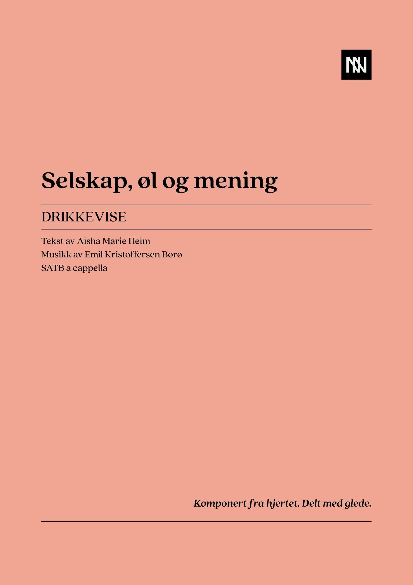 Selskap, øl og mening SATB