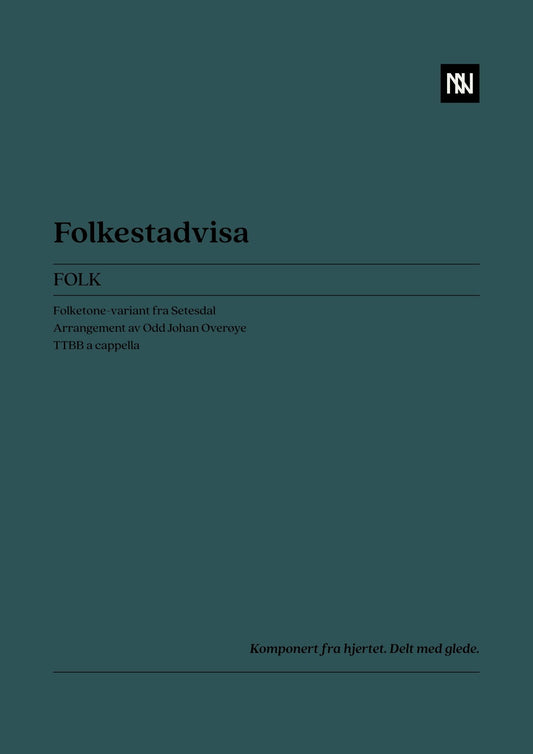 Folkestad Song TTBB