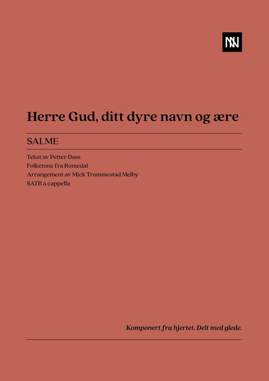 Lord God, Your precious name and glory SATB