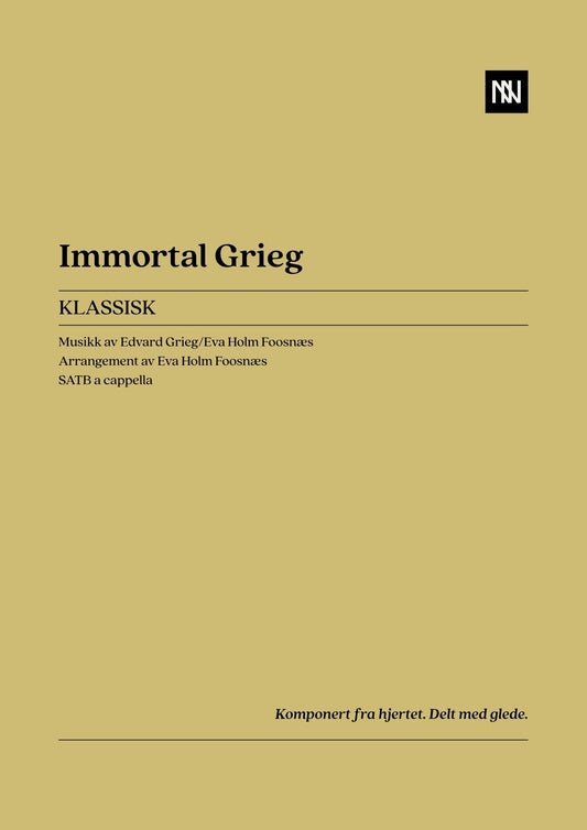 Immortal Grieg SATB