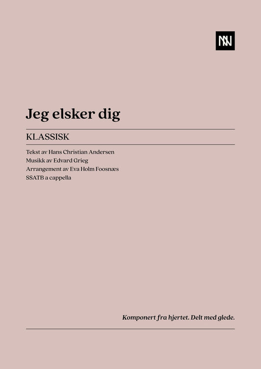 Jeg elsker dig SSATB