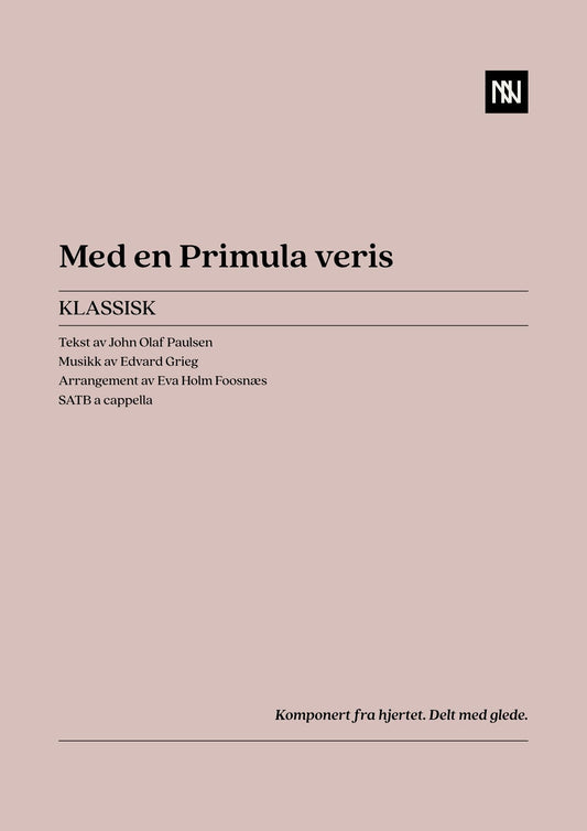 With a Primula veris SATB