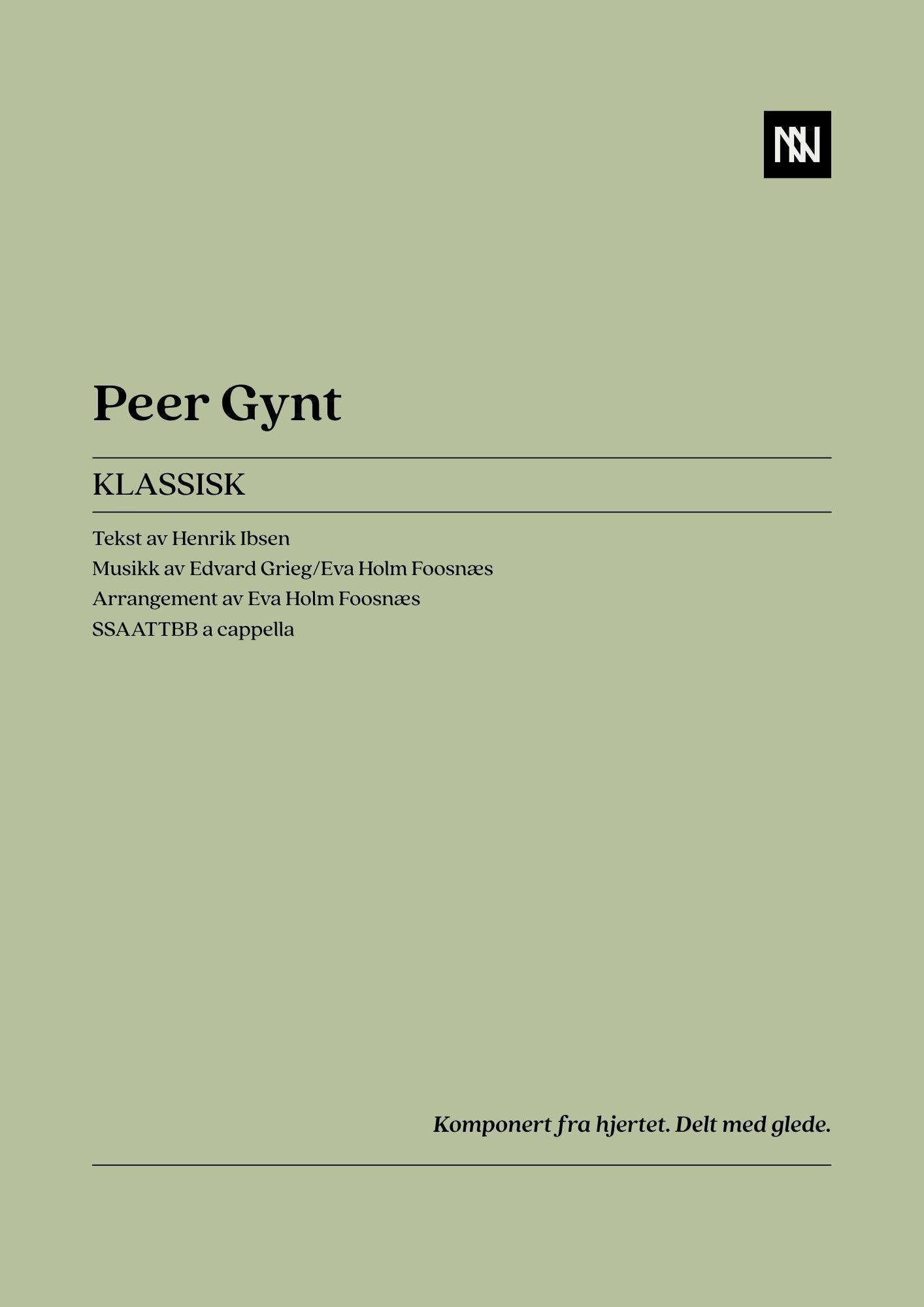 Peer Gynt SSAATTBB