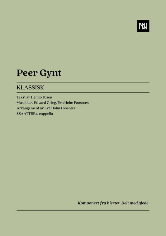 Peer Gynt SSAATTBB