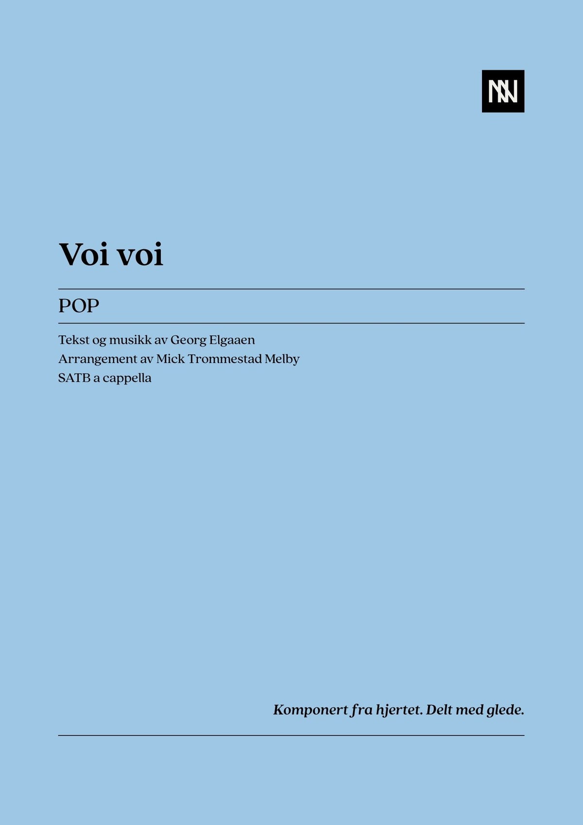 Voi voi SATB